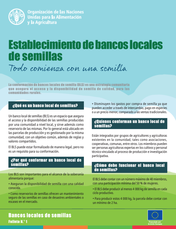 establecimiento de bancos de semillas