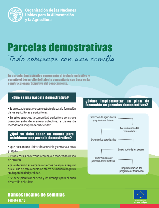 Parcelas demostrativas