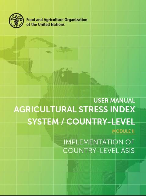 USER MANUAL AGRICULTURAL STRESS INDEX