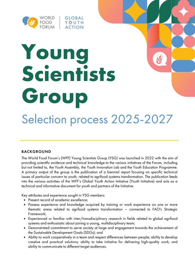 WFF YSG Selection Process