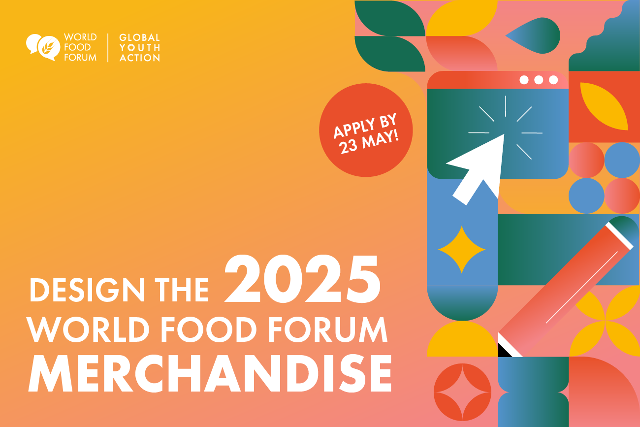 Open Call: Design the 2025 World Food Forum flagship event merchandise!