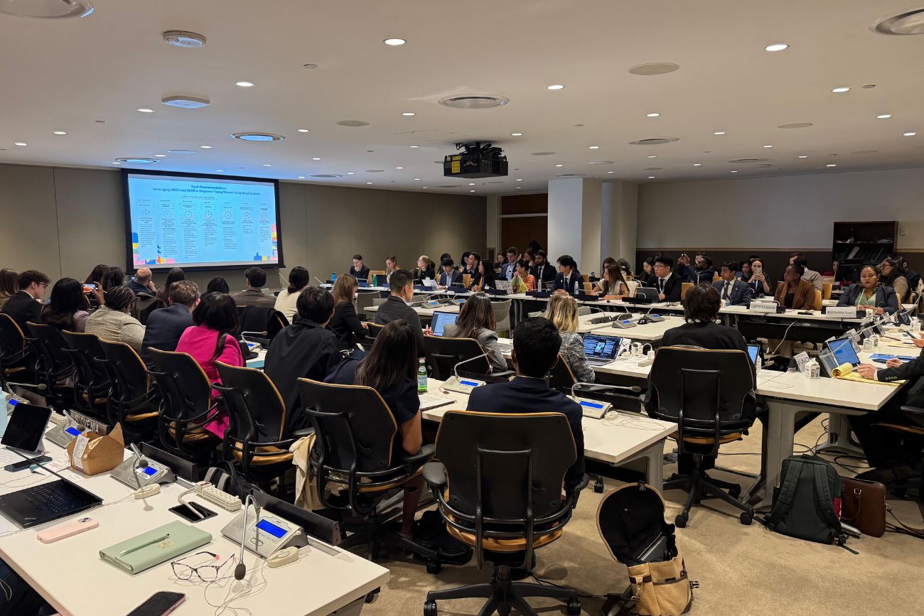 WFF Youth Initiative at the ECOSOC Youth Forum: Leveraging SDGs as enablers of sustainable agrifood systems transformation