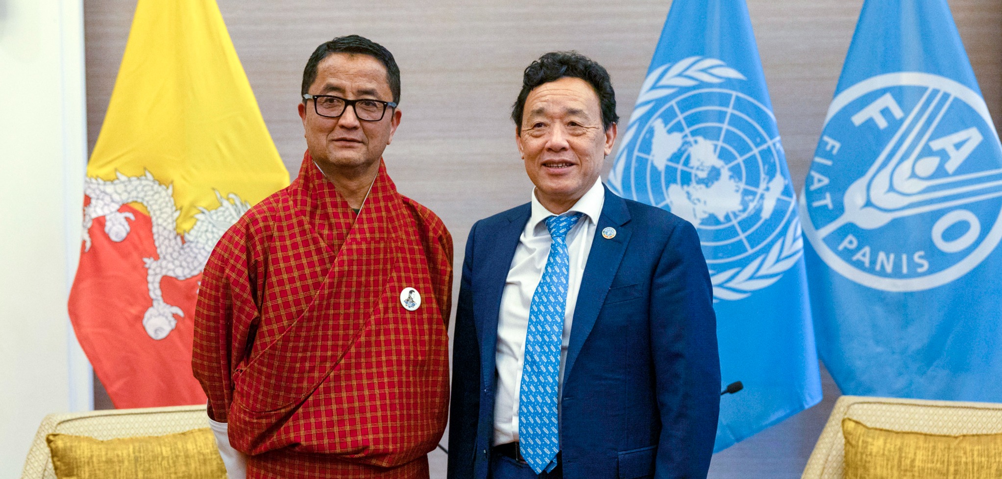 Bilateral meeting with Mr Dasho Thinley Namgyel, Secretary of the Ministry of Agriculture and Livestock of Bhutan