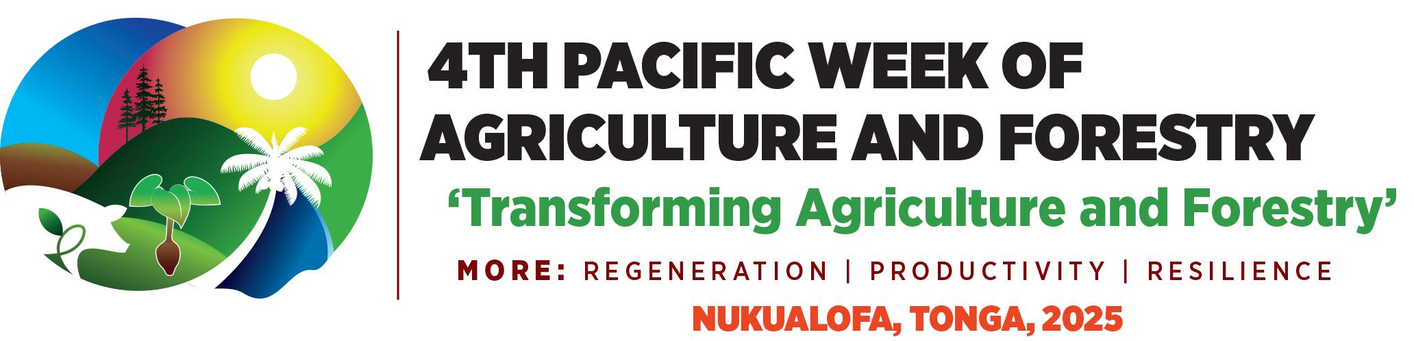 Pacific Week of Agriculture and Forestry 2025