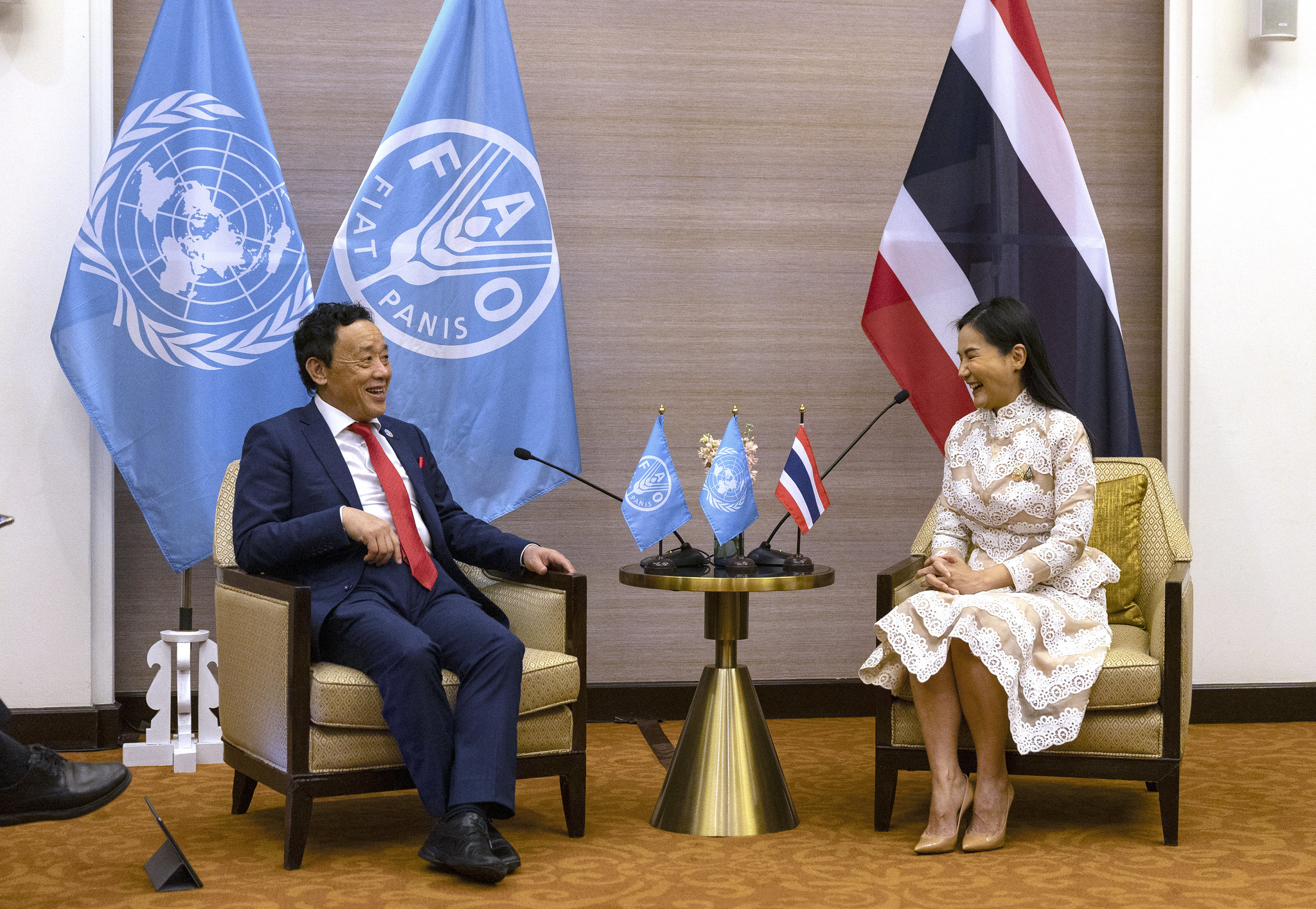 Bilateral meeting with H.E. Prof. Dr. Narumon Pinyosinwat, Minister of Agriculture and Cooperatives of the Kingdom of Thailand