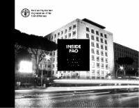 Inside FAO - A truly global forum