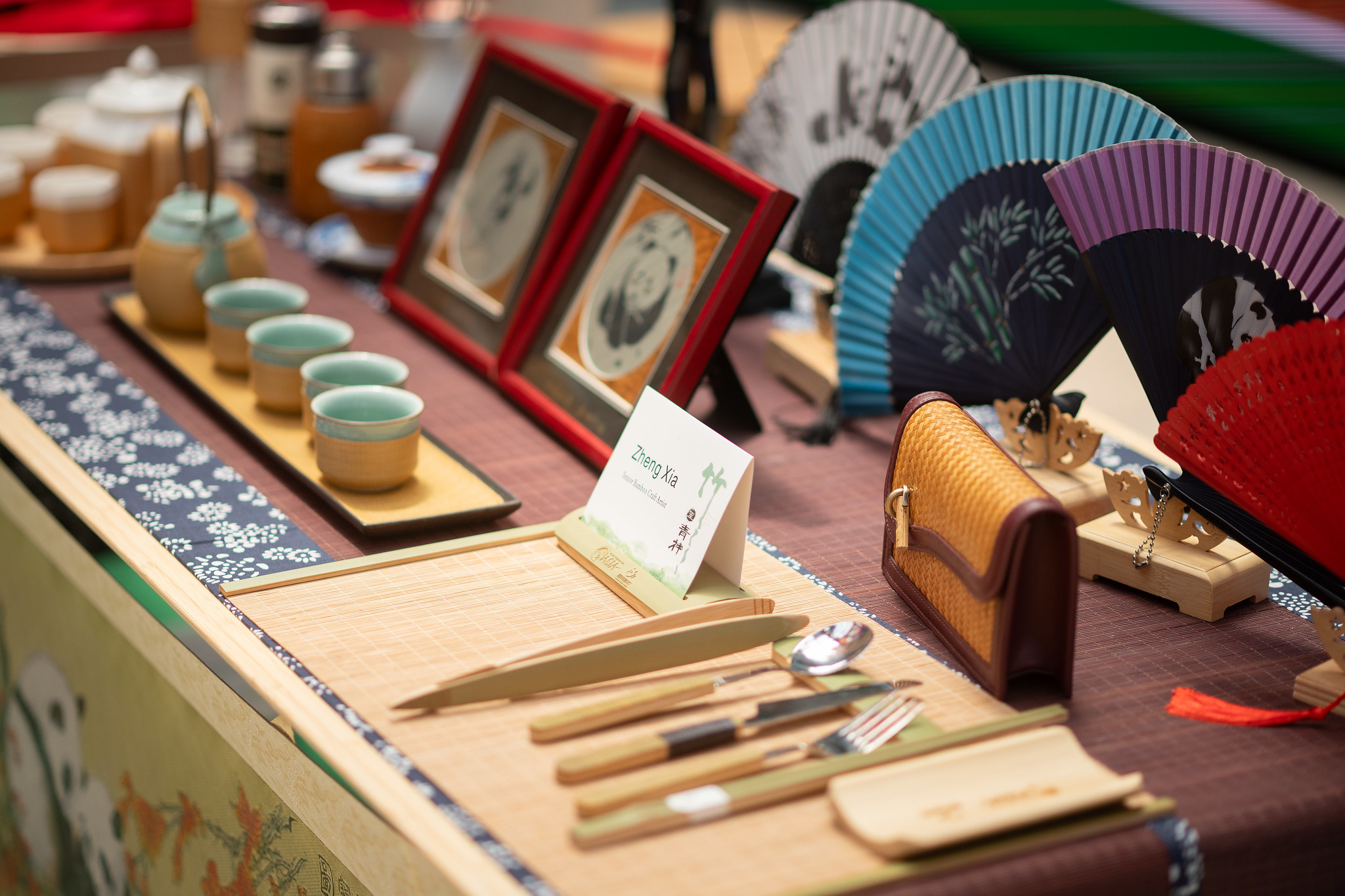 Bamboo master workshop FAO HQ, bamboo-made products. ©FAO/Pilar Valbuena Bamboo master workshop FAO HQ, bamboo-made products. ©FAO/Pilar Valbuena